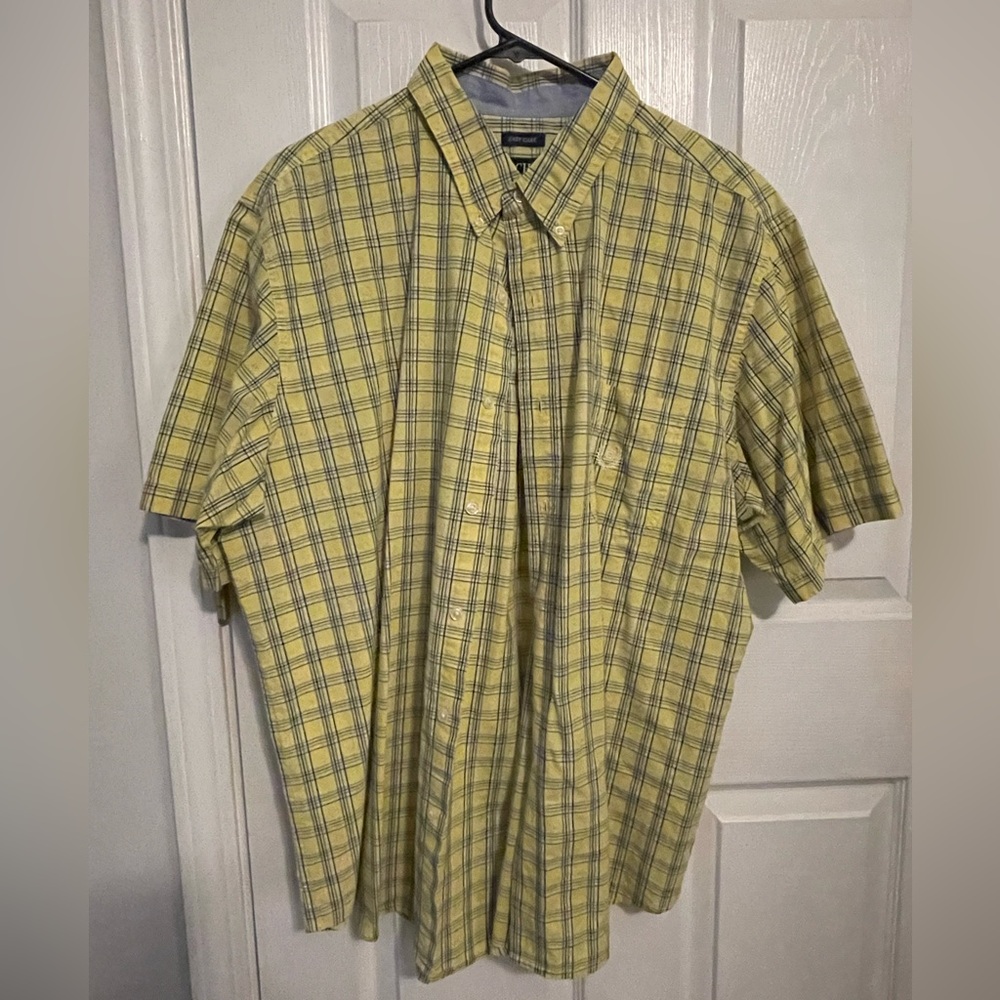 CHAPS XXL YELLOW BLACK/BLUE STRIPES